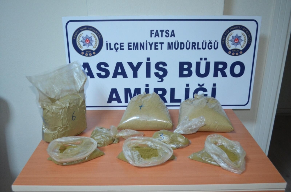 İstanbul’dan Ordu’ya uyuşturucu sevkıyatı polise takıldı