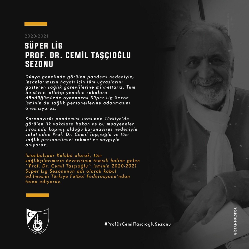 İstanbulspor’dan Süper Lig için isim önerisi