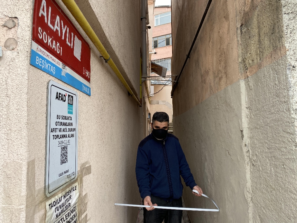 İstanbul’un en dar sokağı 89 santimetre
