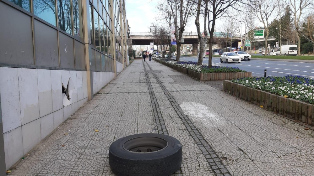 İstanbul’un göbeğinde akıl almaz kaza