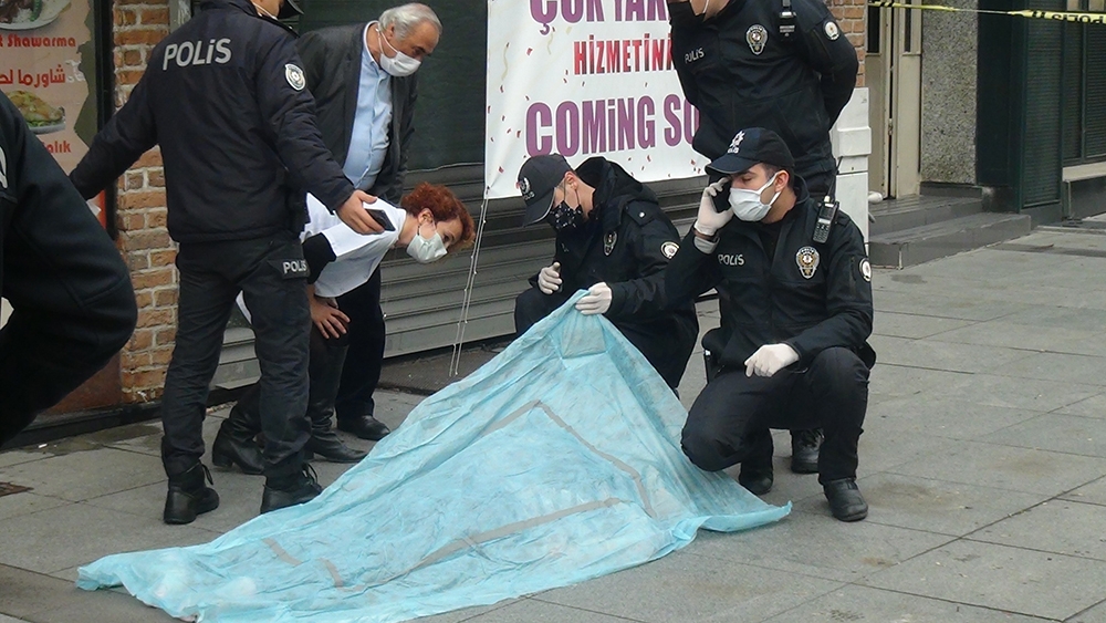 İstanbul’un göbeğinde feci ölüm