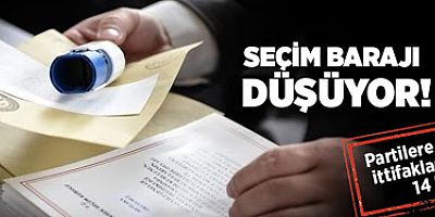 İşte AK Parti'nin yeni seçim kanunu!.. Baraj düşüyor ittifaklara baraj geliyor