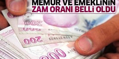 İşte memur ve emeklilerin 5 aylık zam oranları