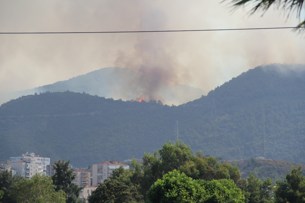 İzmir Balçova’daki orman yangını kontrol altına alındı