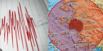 İzmir'de 5,1 büyüklüğünde deprem