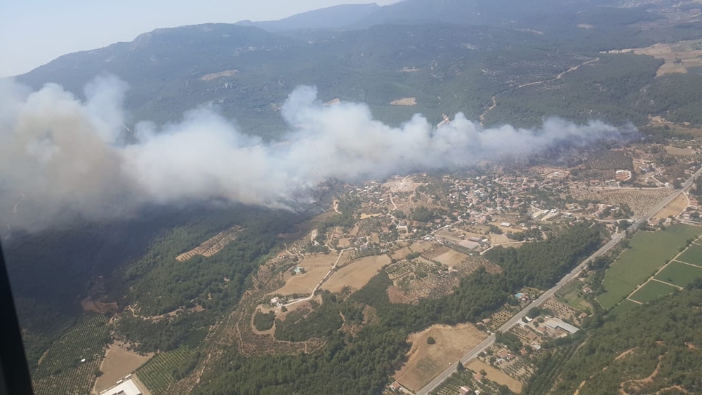 İzmir’de 430 hektar ormanın yanmasına neden olduğu iddia edilen şüpheliye dava