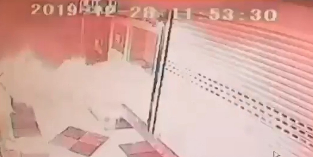 İzmirde Facianın Eşiğinden Dönülen Patlama Kamerada