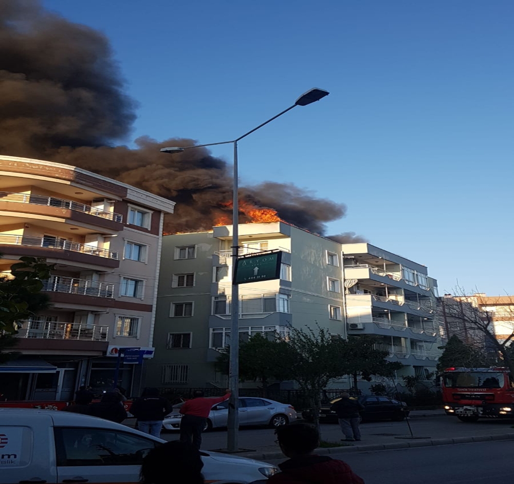 İzmirde Korku Dolu Dakikalar