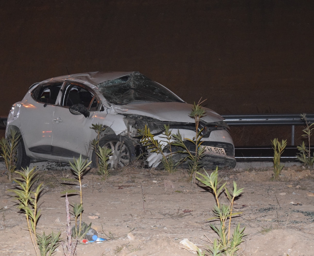 İzmir’de otomobil takla attı: 1 ölü