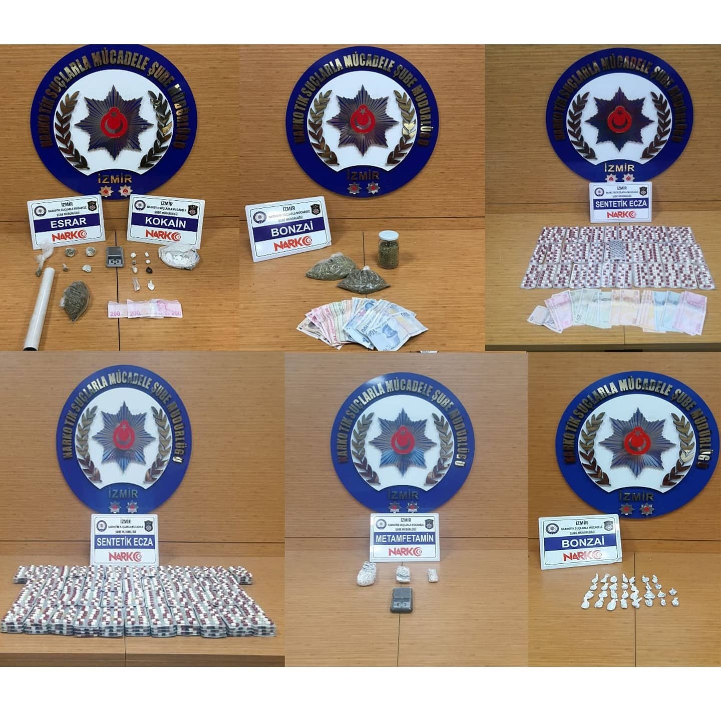 İzmir’de uyuşturucu operasyonları: 16 kişi tutuklandı