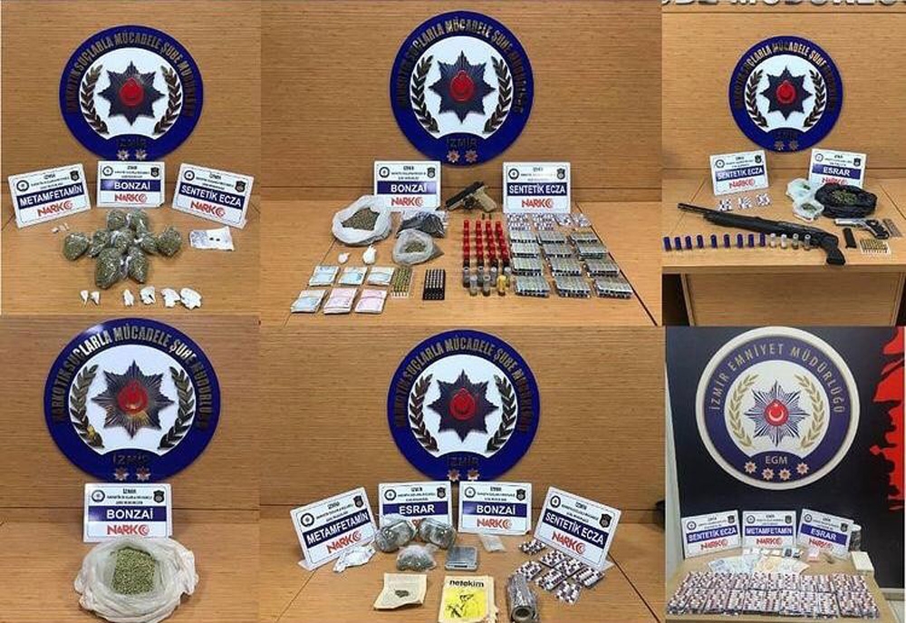 İzmir’de uyuşturucu satıcılarına balyoz gibi inen operasyonlar: 17 tutuklama