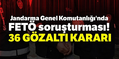Jandarma Genel Komutanlığındaki Fetö Soruşturmasında 36 Gözaltı Kararı