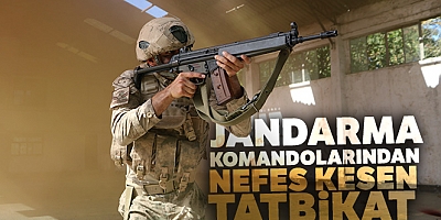 Jandarma Komandolarından Nefes Kesen Tatbikat
