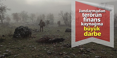 Jandarmadan terörün finans kaynağına büyük darbe