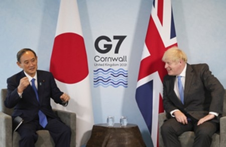 Japonya Başbakanı Suga ile Johnson’dan G7 görüşmesi