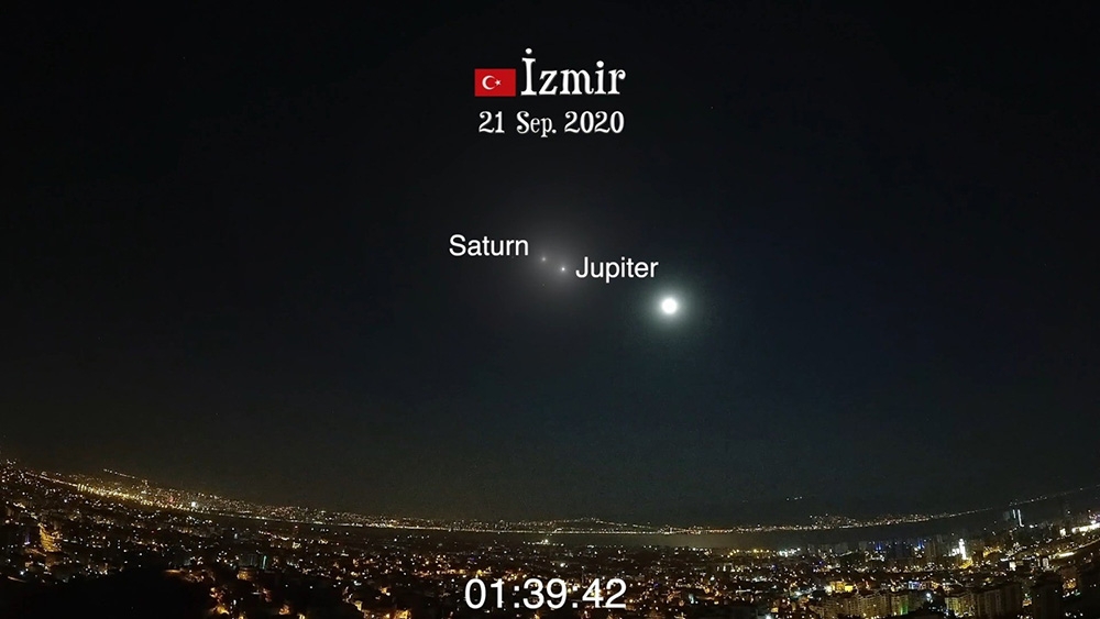 Jüpiter ile Satürn’ün büyük buluşması