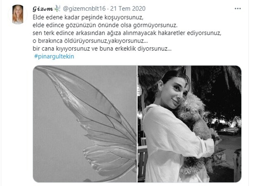 Kadın cinayetlerine tepki gösterdi, kadın cinayetine kurban gitti