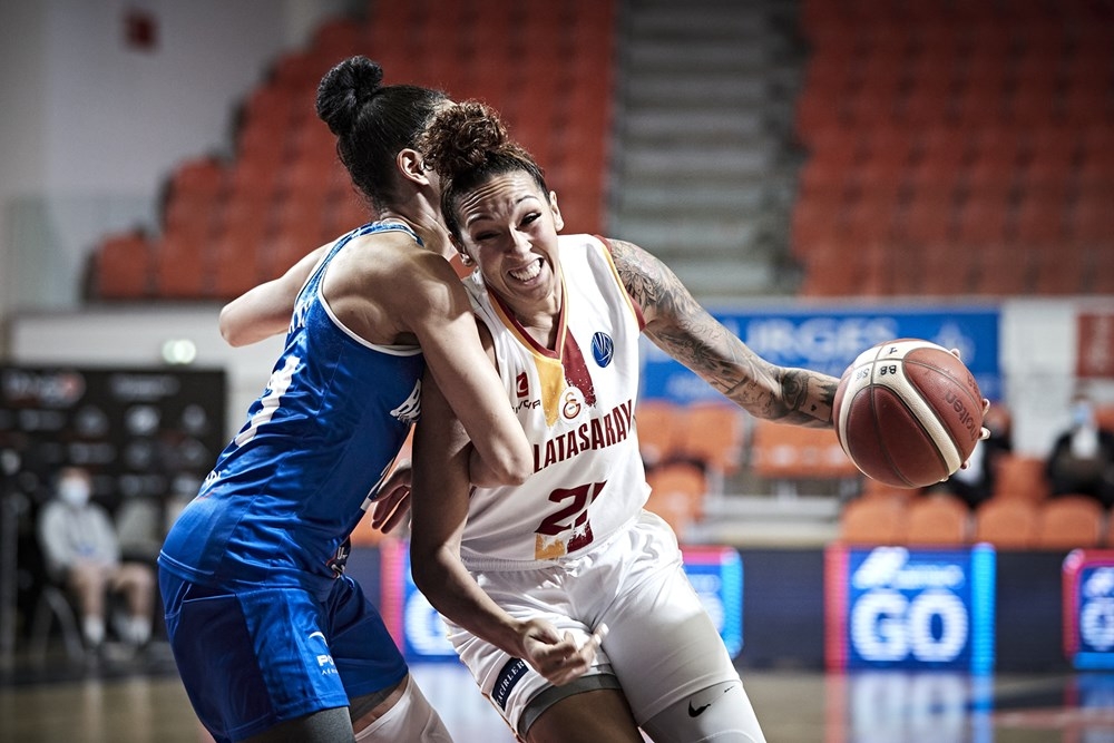 Kadınlar Euroleague: Galatasaray: 89 - Basket Landes: 63