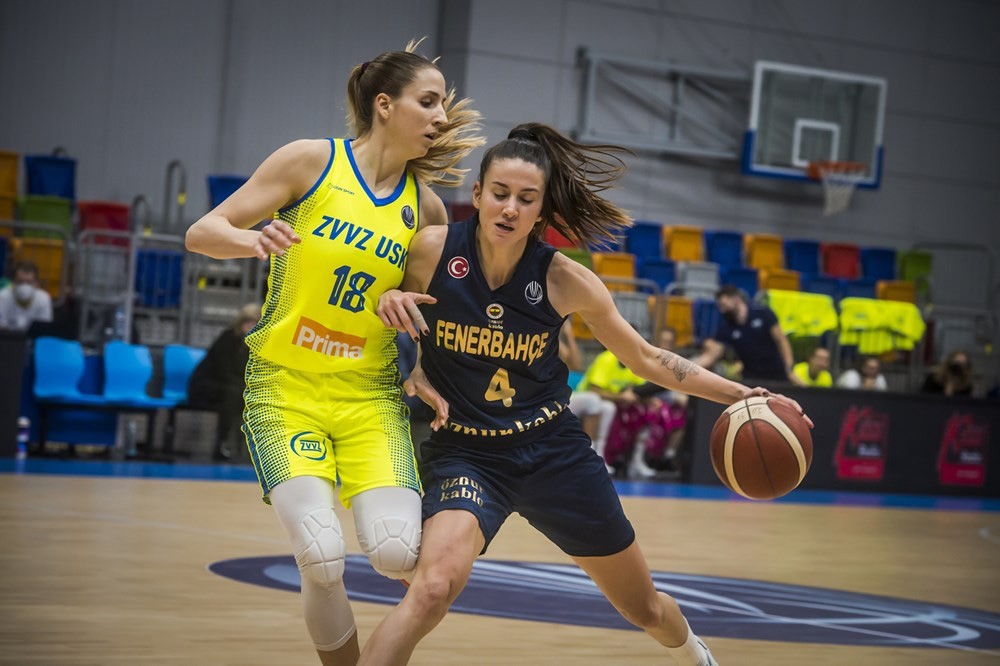 Kadınlar Euroleague: ZVVZ USK Prag: 70 - Fenerbahçe: 99