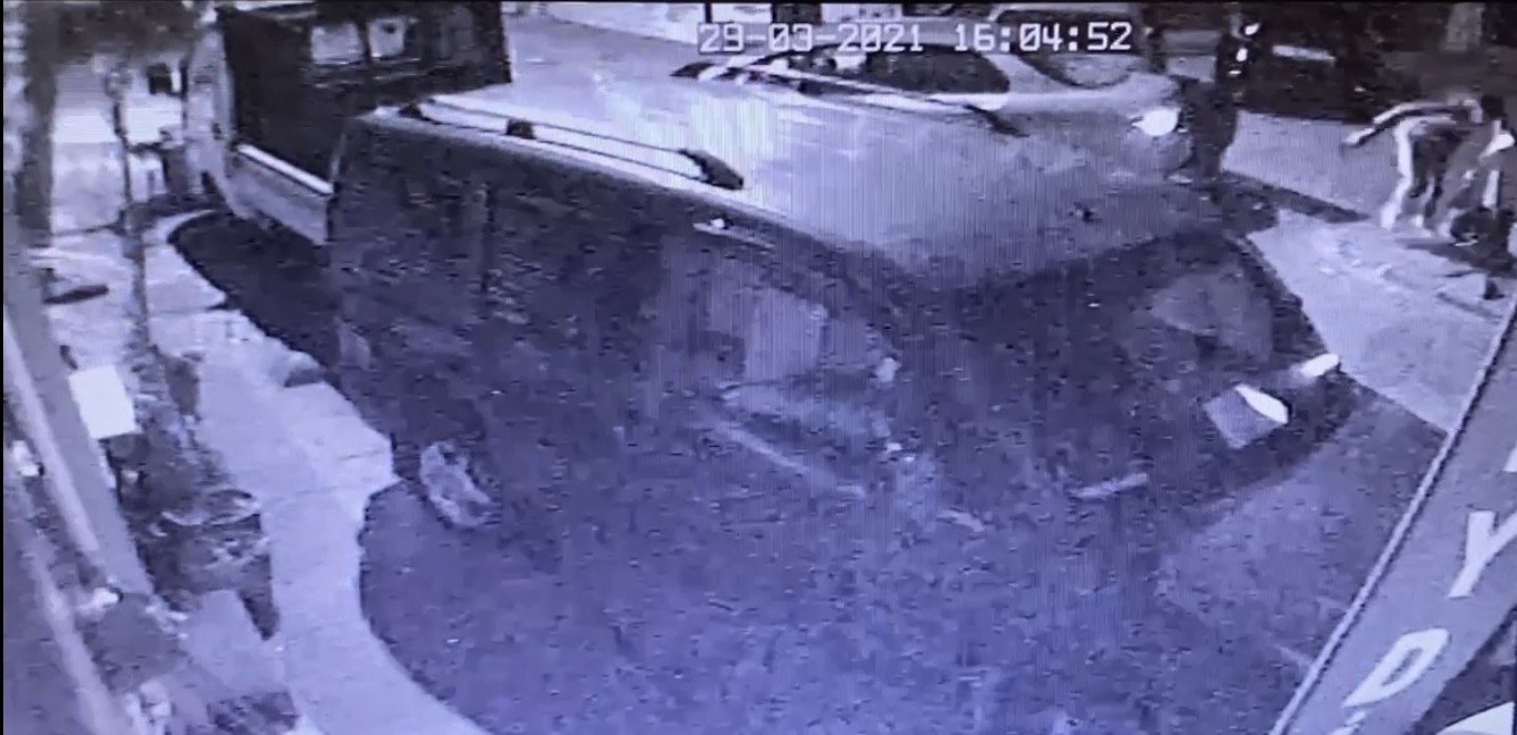 Kağıthane’deki pompalı dehşet kamerada