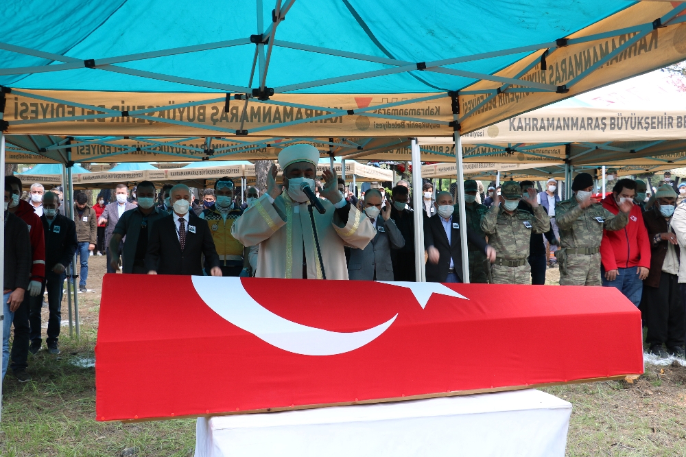Kahramanmaraş şehidini uğurladı