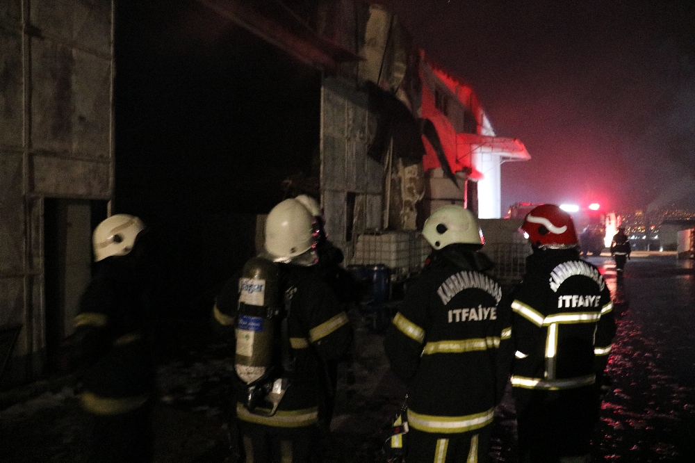 Kahramanmaraş’ta fabrika yangını