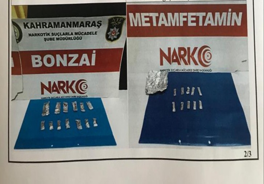 Kahramanmaraşta Uyuşturucu Operasyonunda 5 Tutuklama