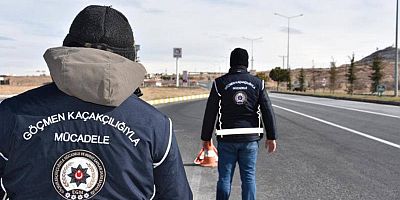 'Kalkan-31' operasyonunda bin 298 düzensiz göçmen yakalandı
