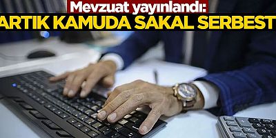 Kamuda yeni dönem! Sakal artık serbest!