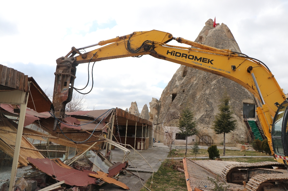 Kapadokyada 240 Kaçak Yapı Yıkıldı