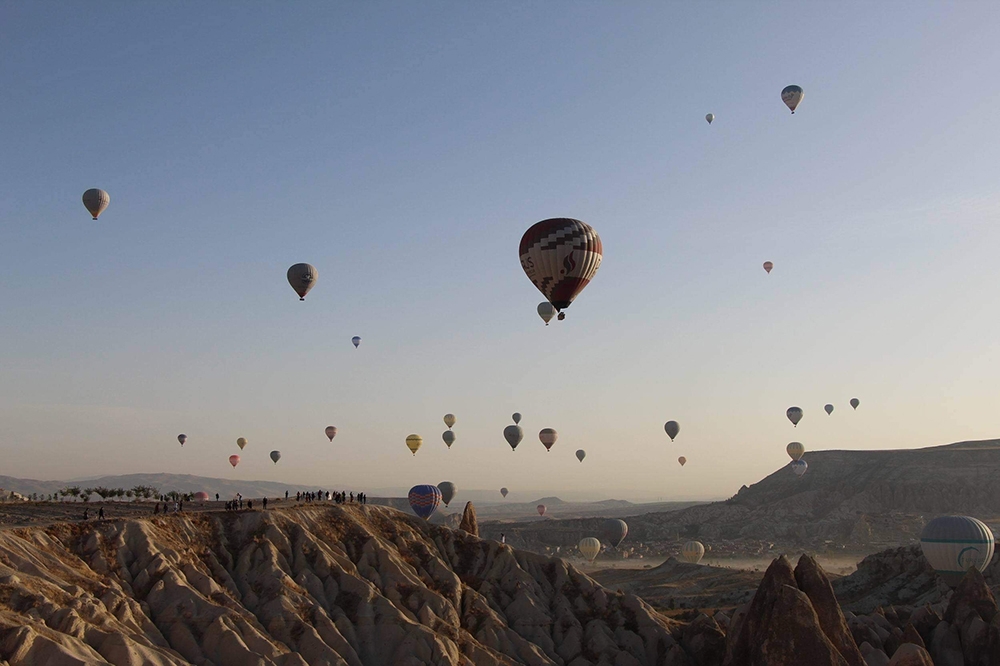 Kapadokya’da balon uçuşları yine iptal edildi