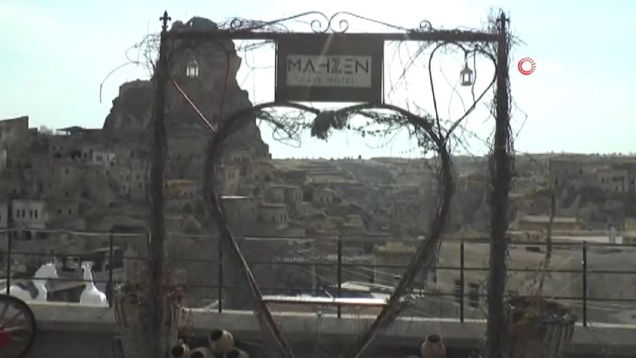 Kapadokya’da mevsimsel farklılık dikkat çekti