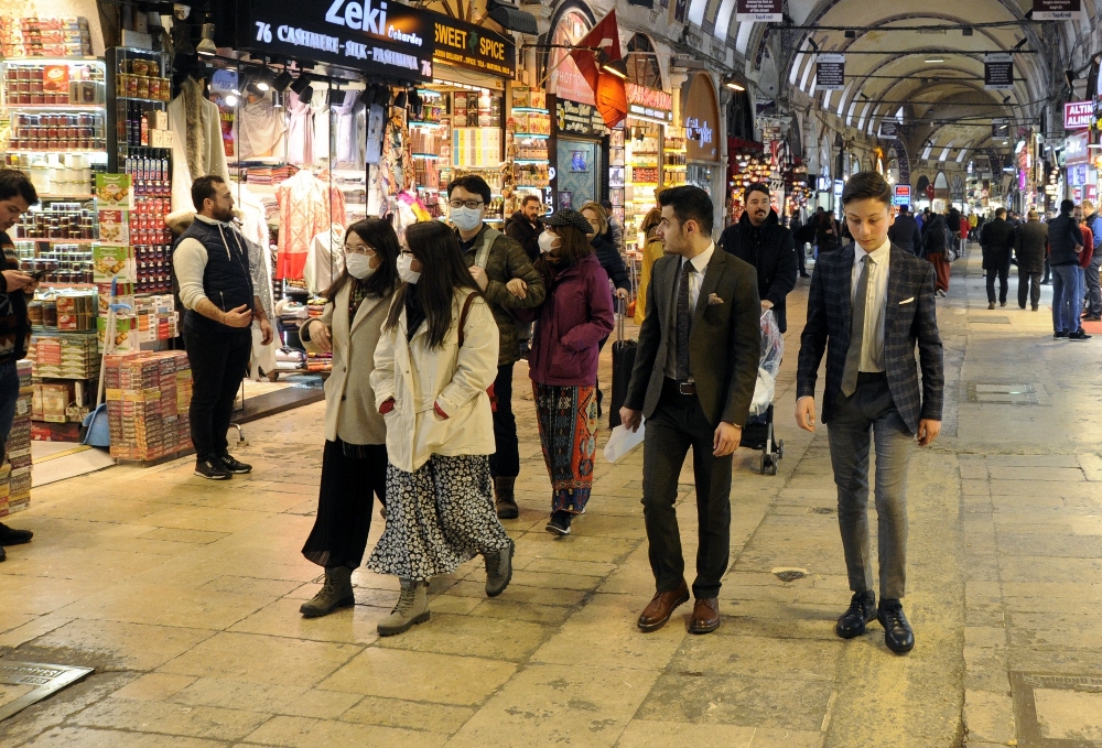 Kapalıçarşı’nın günlük ziyaretçi sayısı Ocak ayında 80 bine geriledi