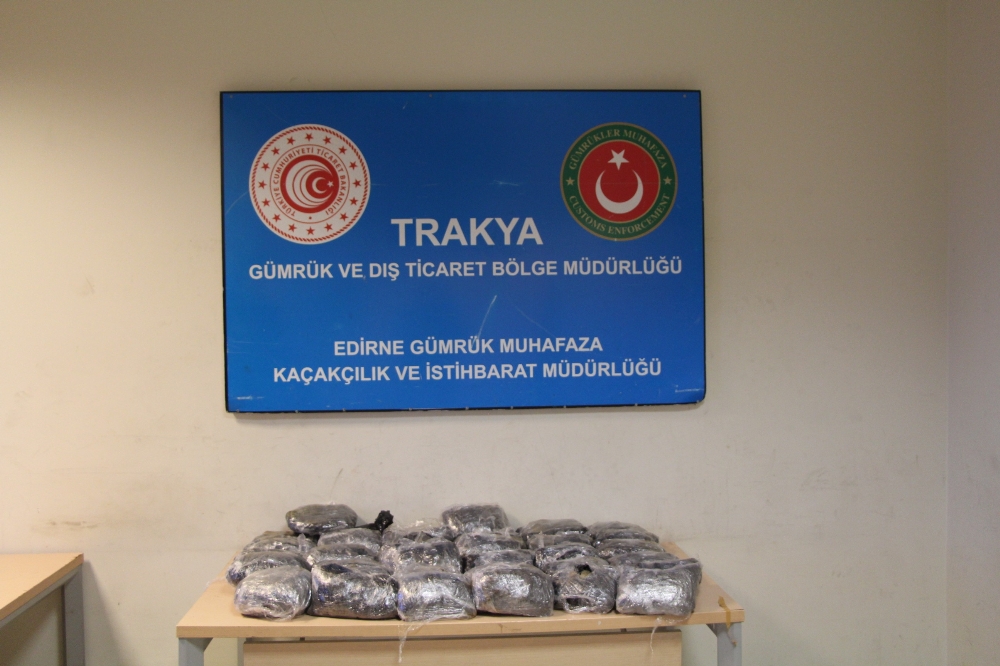 Kapıkule Gümrük Kapısı’nda 43 kilogram uyuşturucu ele geçirildi
