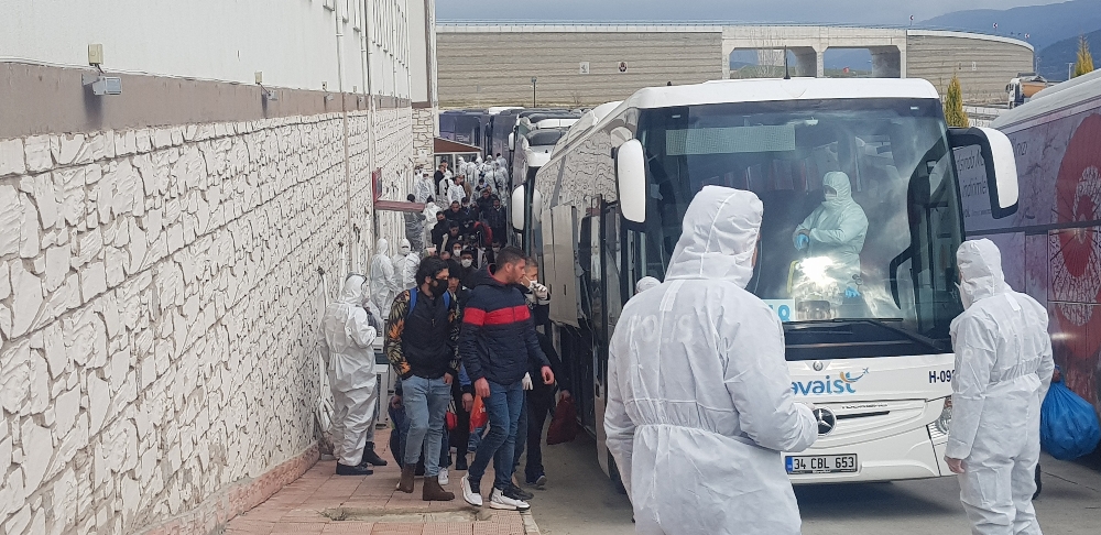 Karabük’te misafir edilen Cezayirliler ülkelerine gönderilmeye başladı