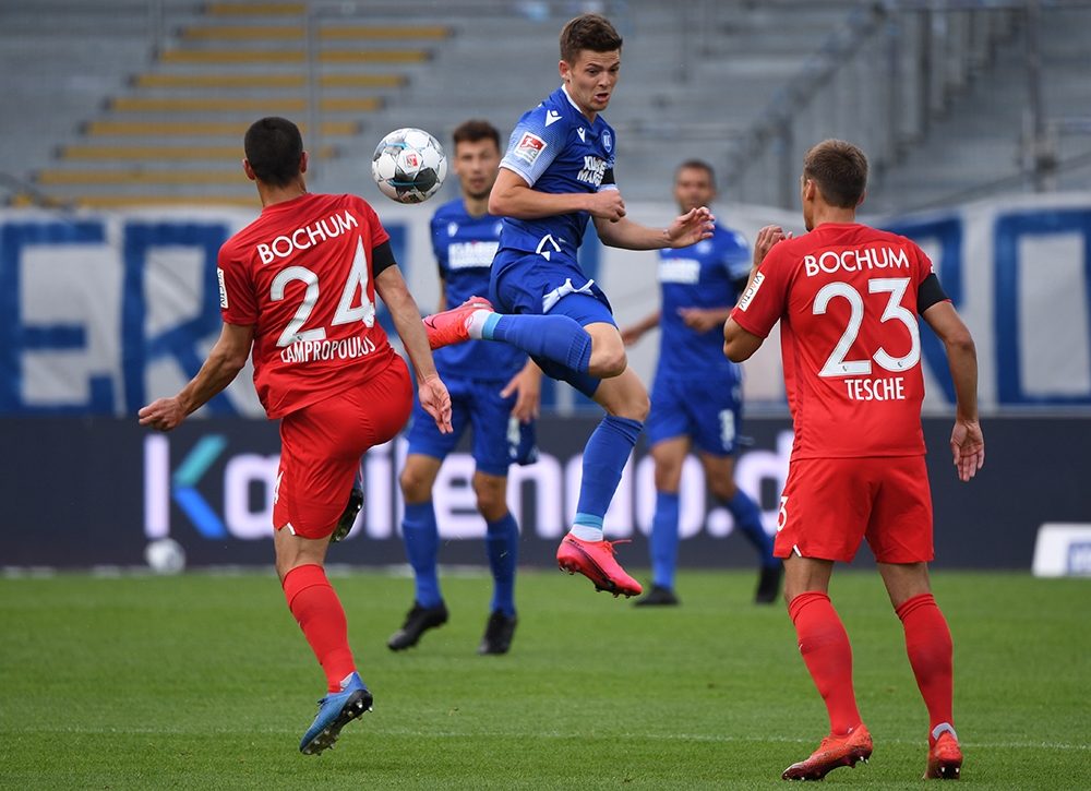 Karlsruher SC - Bochum maçında gol sesi yok