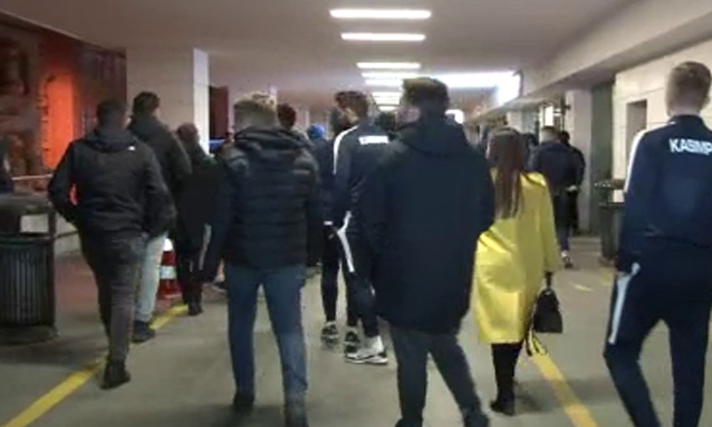 Kasımpaşalı futbolcular Nursal Bilgin için hastanede