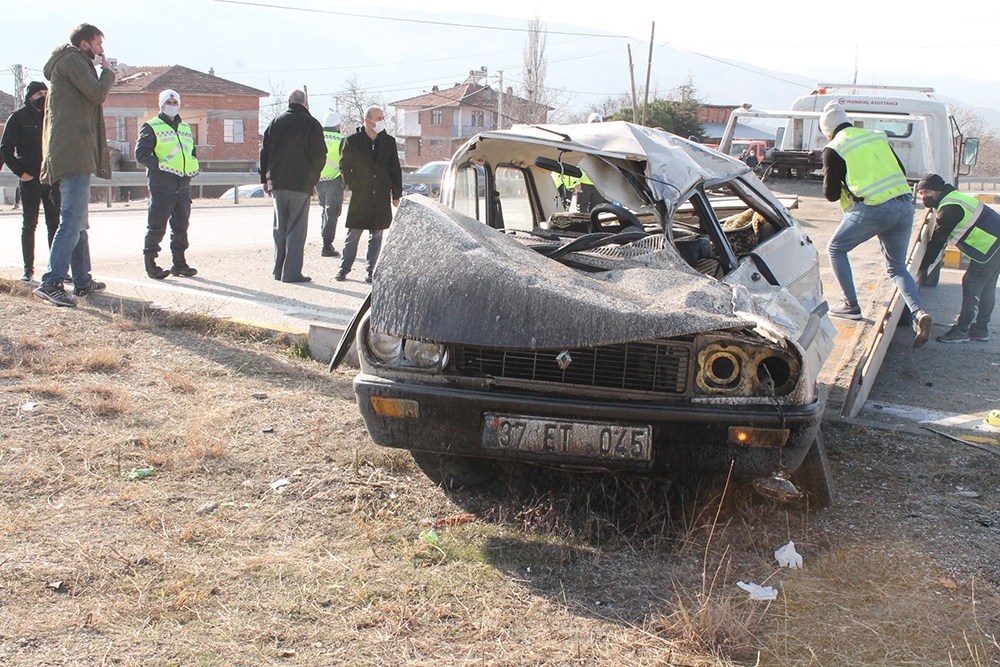 Kastamonu’da feci kaza: 2 ölü, 2 yaralı