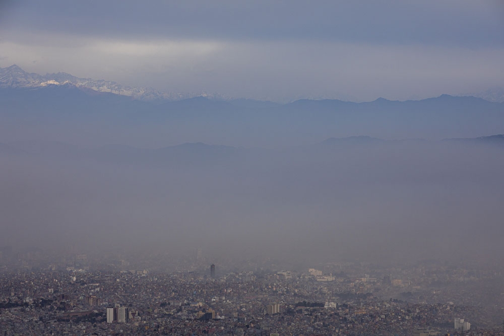 Katmandu’da hava kalitesi tehlikeli seviyede