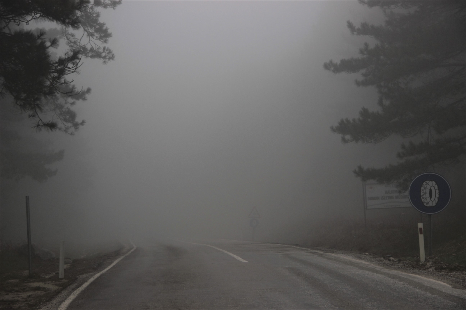 Kazdağları’nda bulut geçişleri hayatı olumsuz etkiliyor