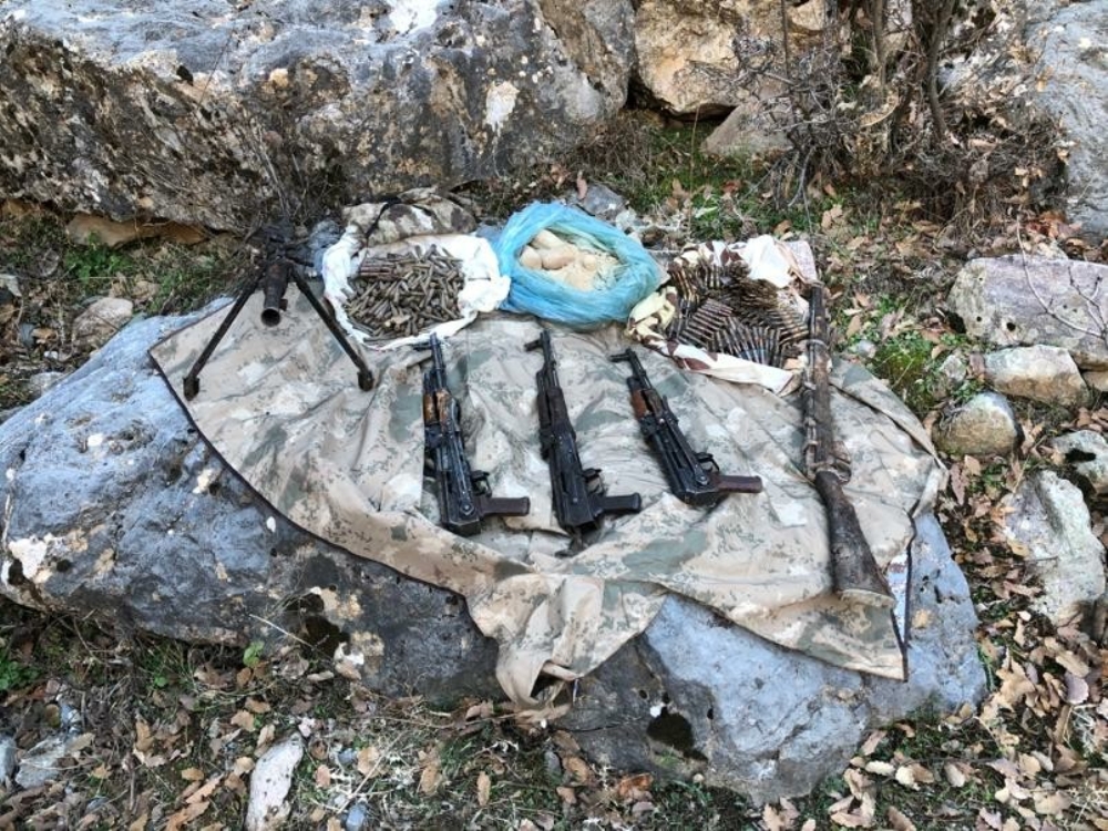Kıran 10 Operasyonunda Silah Ve Mühimmat Bulundu