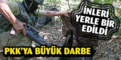 Kıran-5 Operasyonunda Teröristlerin İnine Girildi