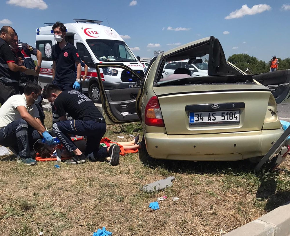 Kirklareli’de feci kaza: 2 ölü, 5 yaralı