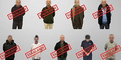 Kırmızı bültenle  aranan 9 suçlu Türkiye'ye getirildi