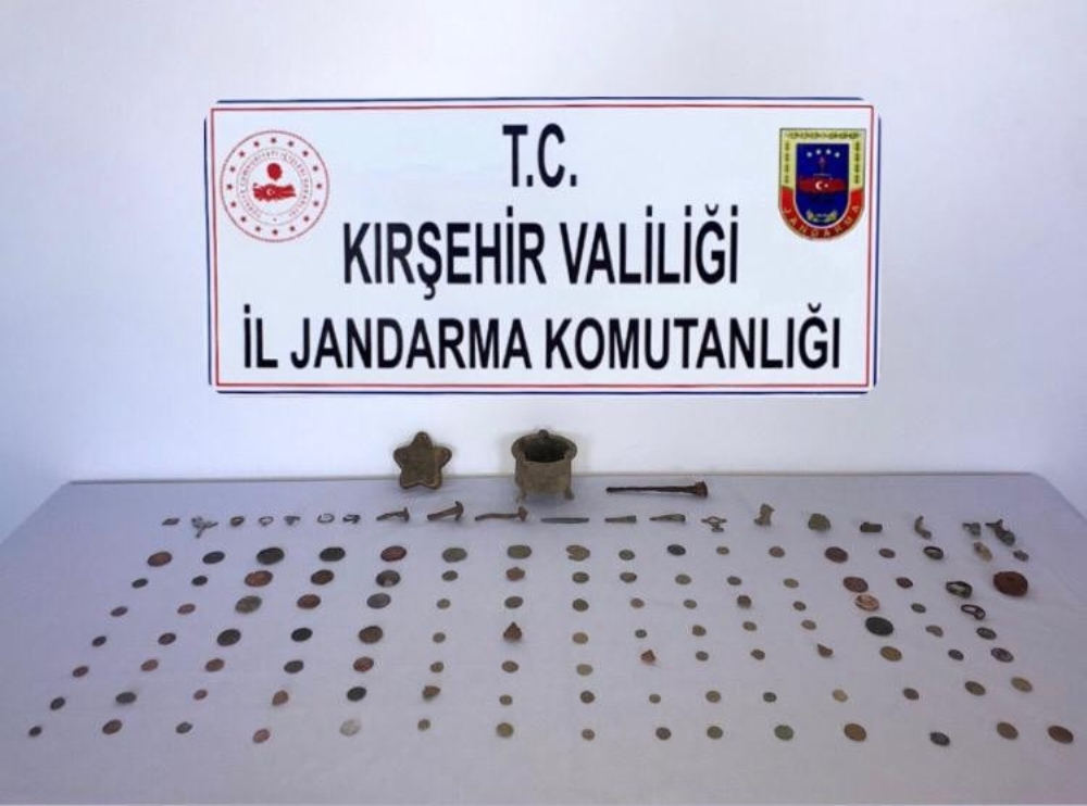 Kırşehir Jandarma’dan tarihi eser operasyonu