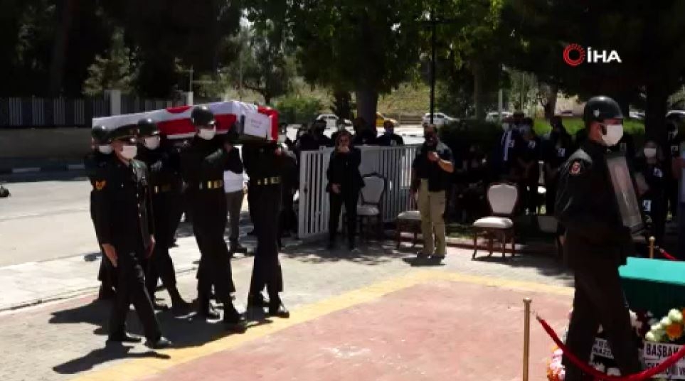 KKTC Cumhurbaşkanı Tatar’ın babası Rüstem Tatar son yolculuğuna uğurlandı