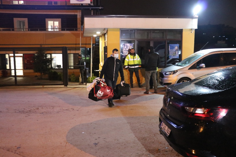 Kocaeli’de karantina altındaki vatandaşların tahliyesine başlandı
