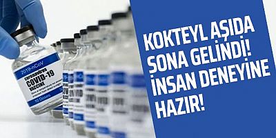 Kokteyl aşıda sona gelindi! İnsan deneyine hazır!