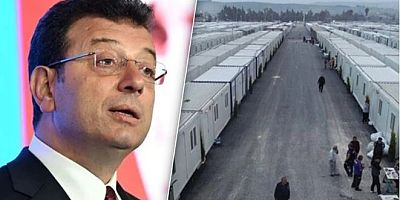 Konteyner kentlerde İmamoğlu imzası tehdidi! AFAD'dan açıklama ..