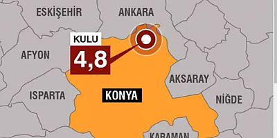 Konya'da 4,8 büyüklüğünde deprem... Ankara ve çevre illerden de hissedildi